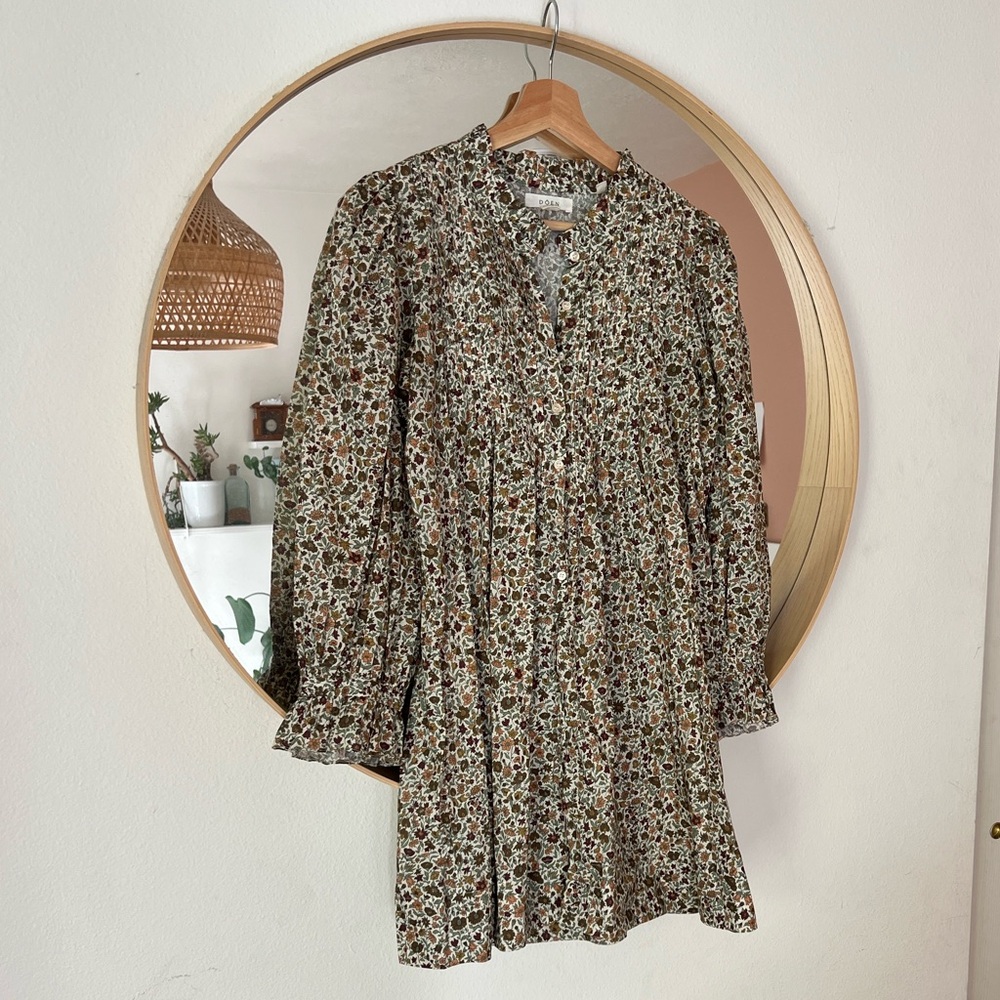 Doen Dulcie Mini Dress in Liberty Poppy Bell Floral